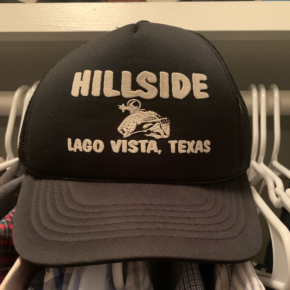 VINTAGE Black Trucker Hat “Hillside Lago Vista”